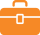 orange briefcase icon