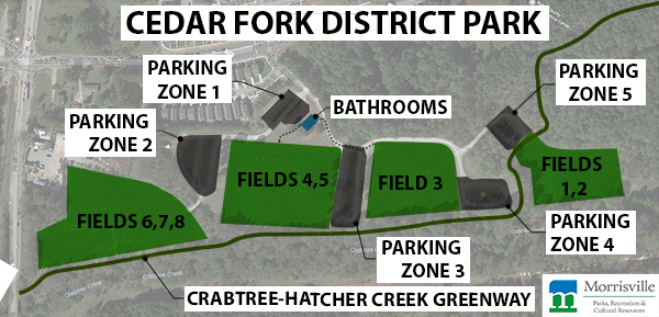 Cedar Fork District Park Map