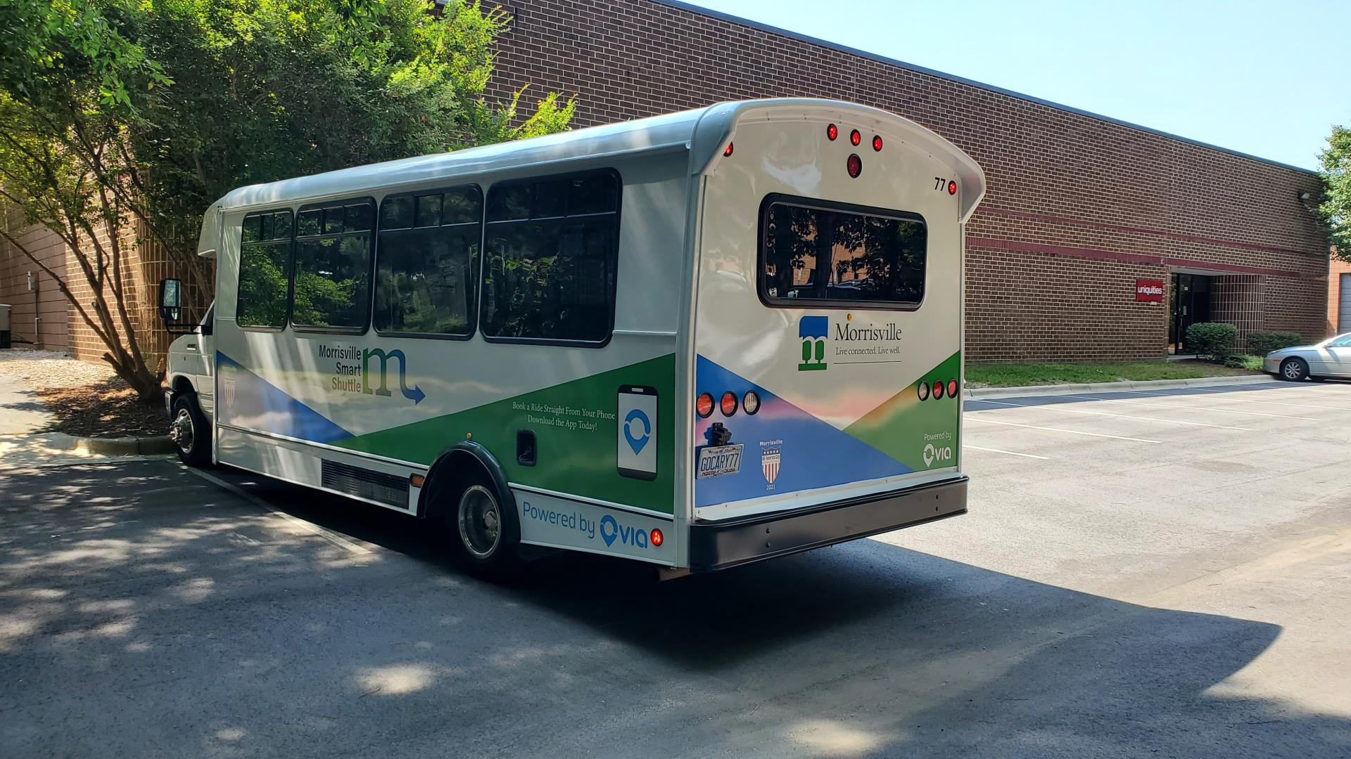 Morrisville Smart Shuttle - Back Left