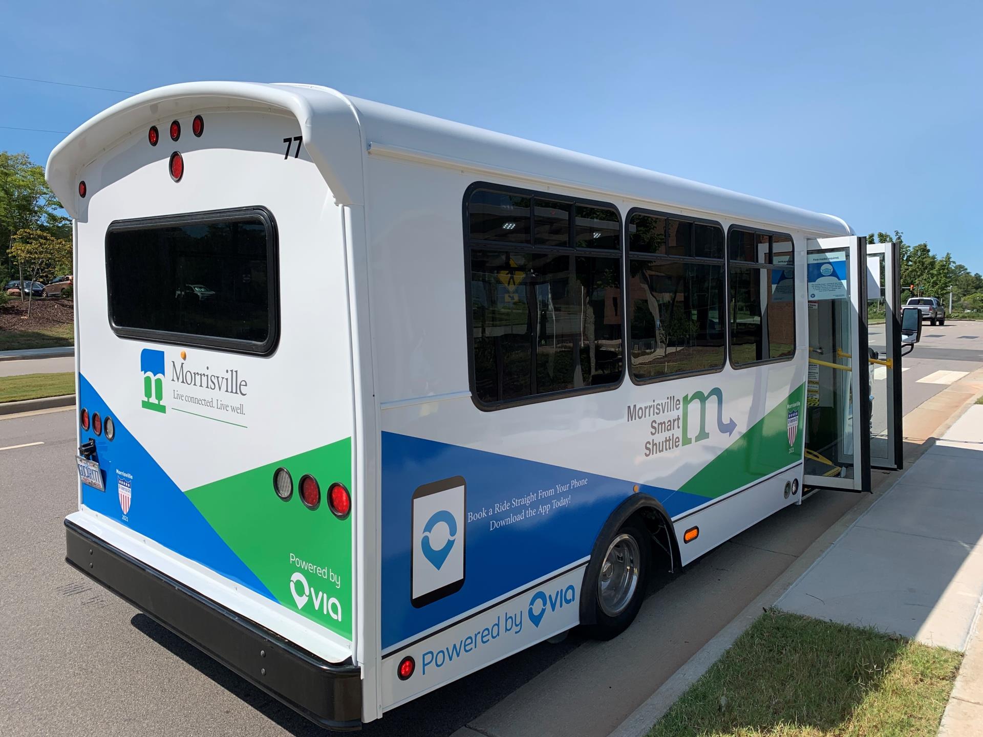 Morrisville Smart Shuttle - Back right side