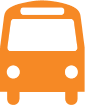 orange bus icon