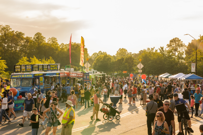 photo of people enjoying the July 3 Family Fun Festival