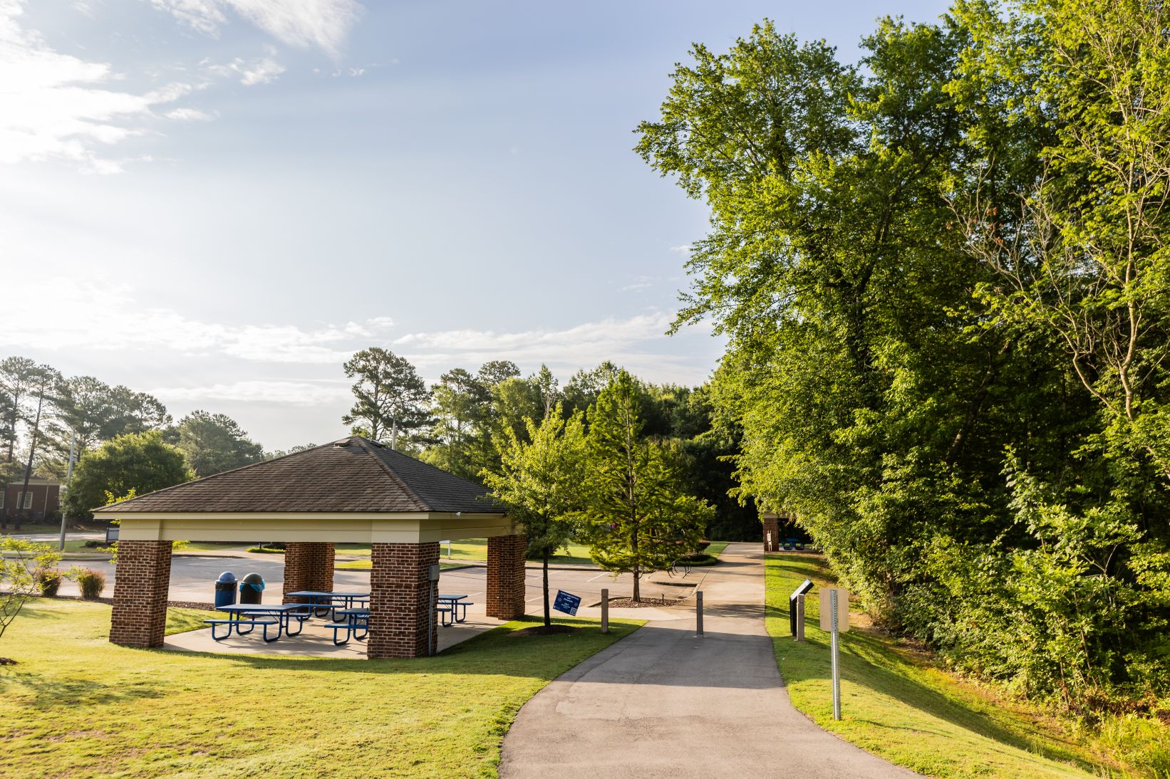 Indian Creek Greenway shelter