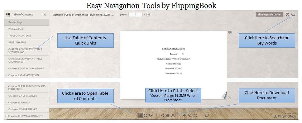 FlippingBook Navigation Tools