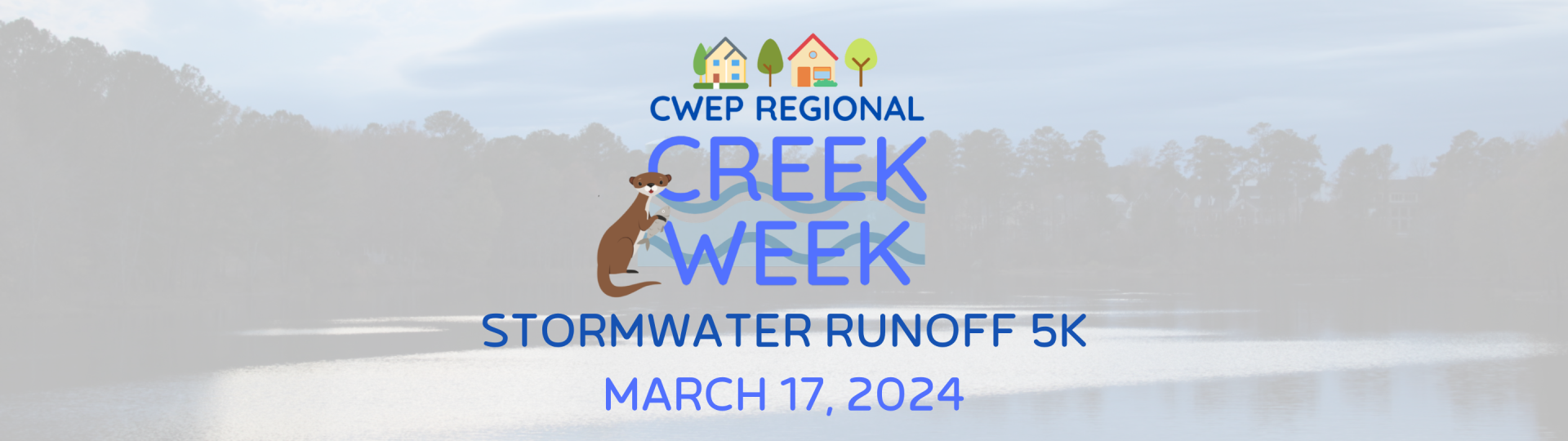 Creek Week Save the Date 2024 - Thin Banner